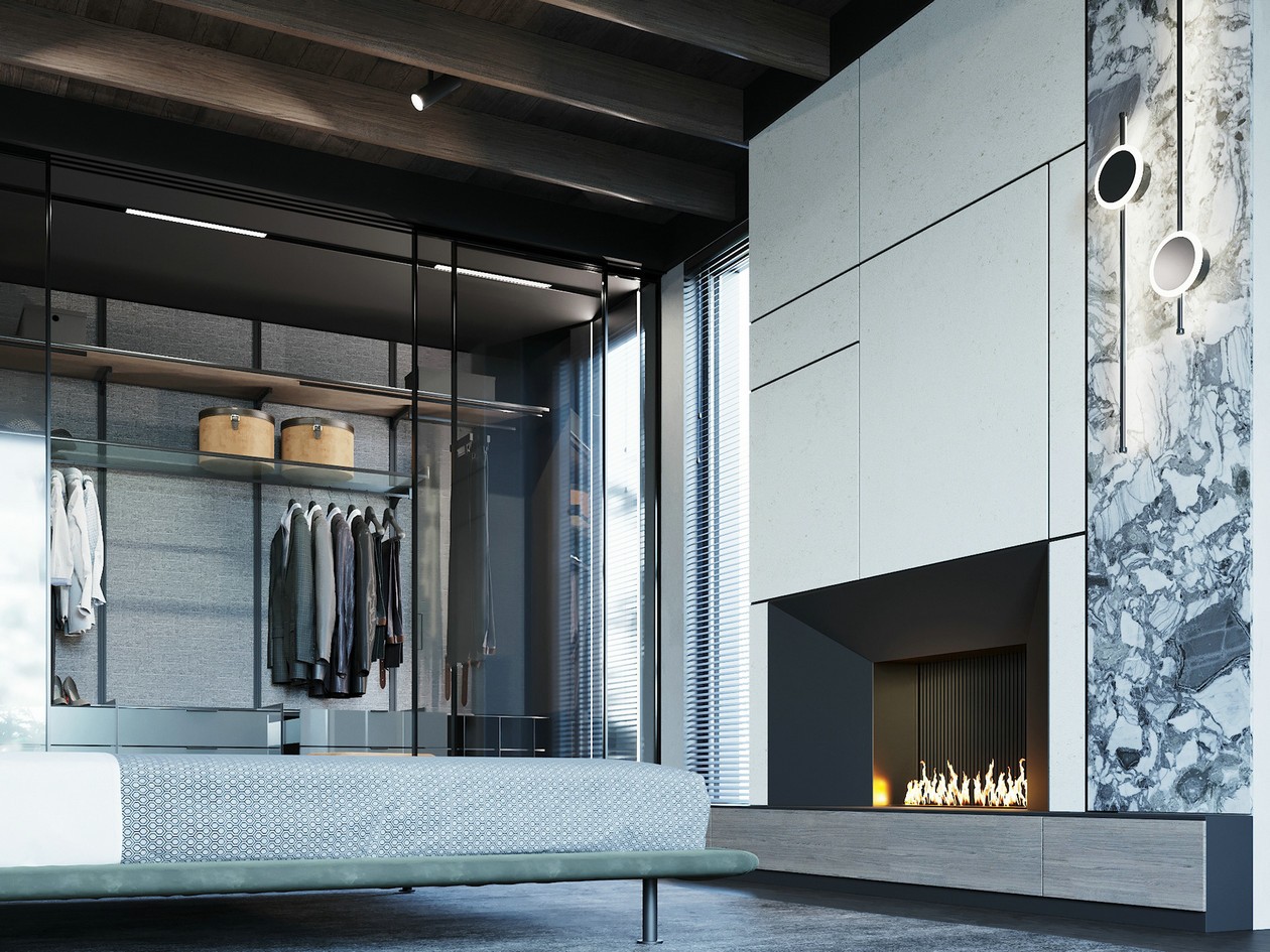 200平米的卧室和洗手间设计！-1