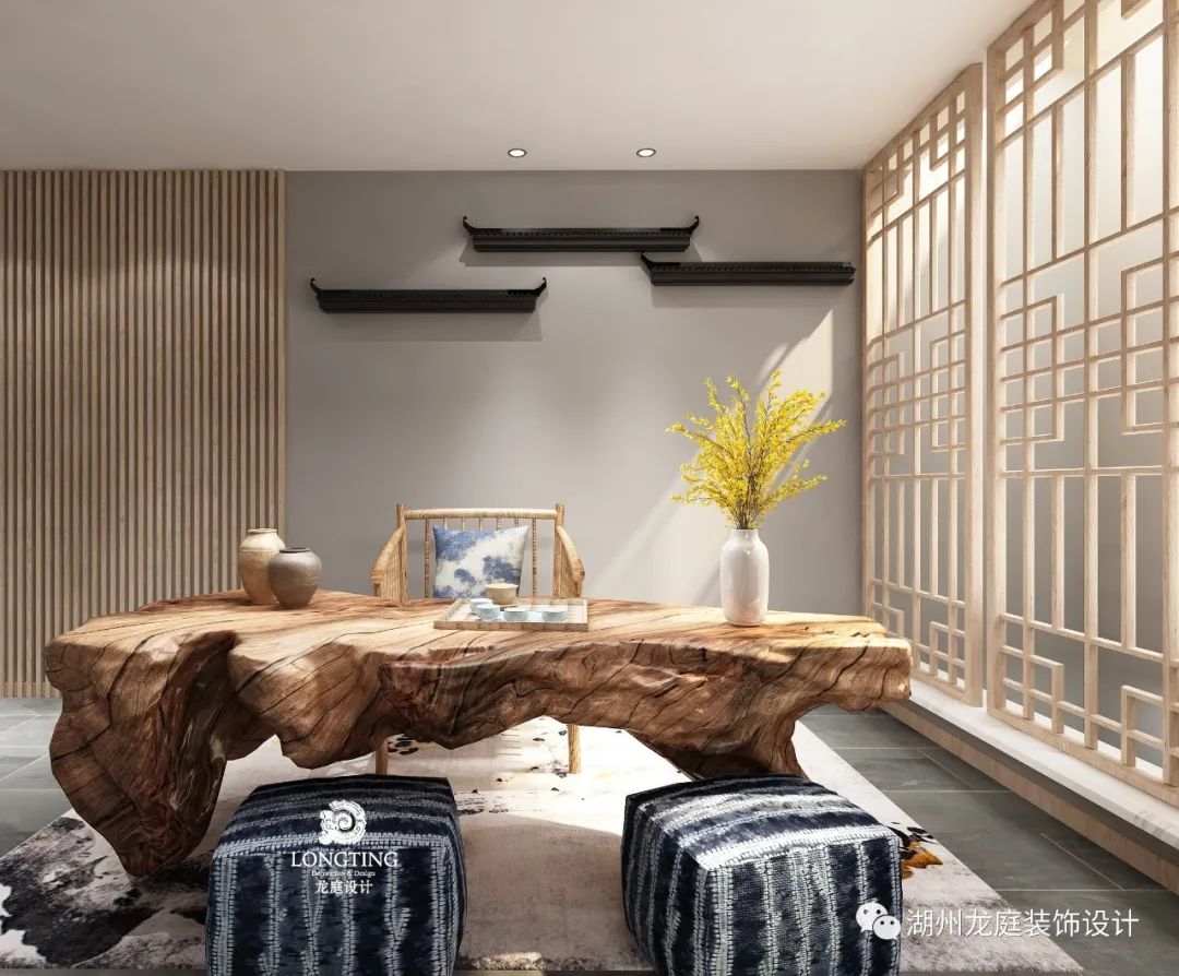 龙庭设计 | 太湖天地新中式排屋 | 松花酿酒，春水煎茶-54