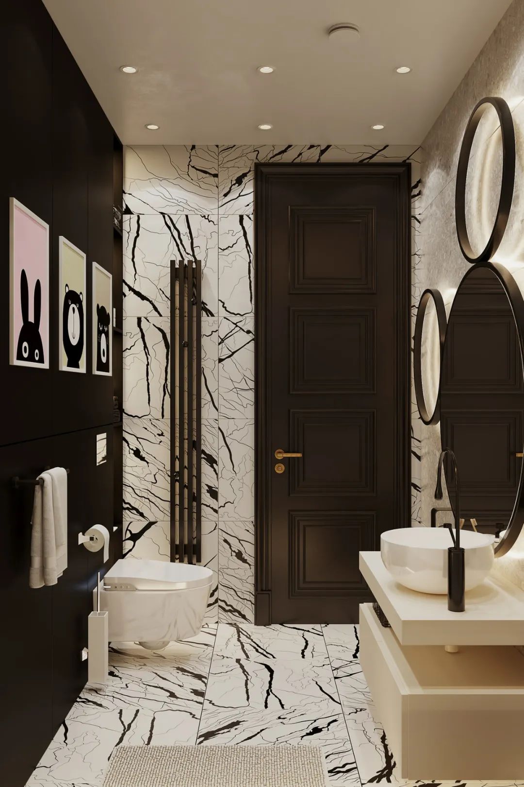 俄罗斯莫斯科 192·4㎡私人豪宅设计丨Julia Design-79