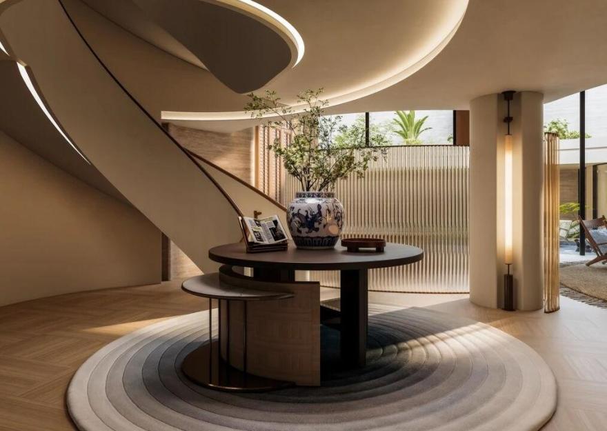 美及设计 · 重庆紫檀庄园1300m²曲境别墅丨中国重庆丨美及空间设计-7