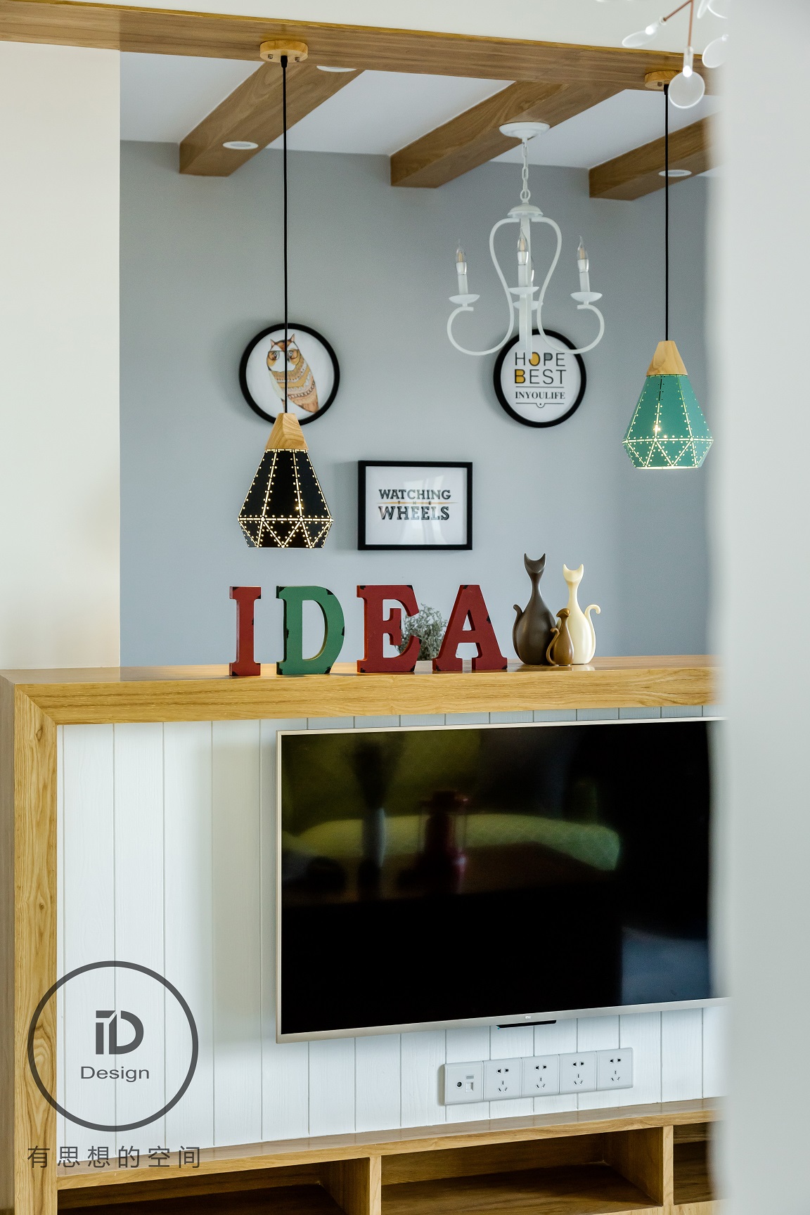 87㎡北欧风幸福小窝,武汉 ID 设计工作室打造-41