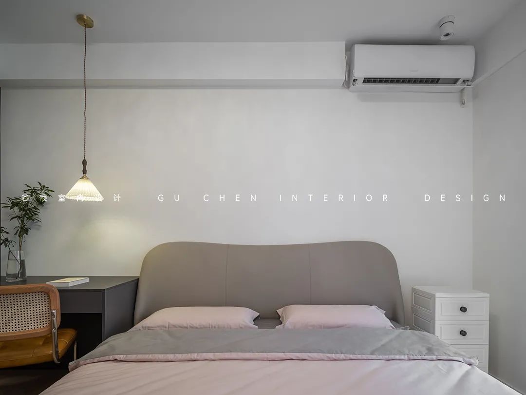 GUCHEN DESIGN | 独居女生的温柔复古家，谁信只有55㎡！-49