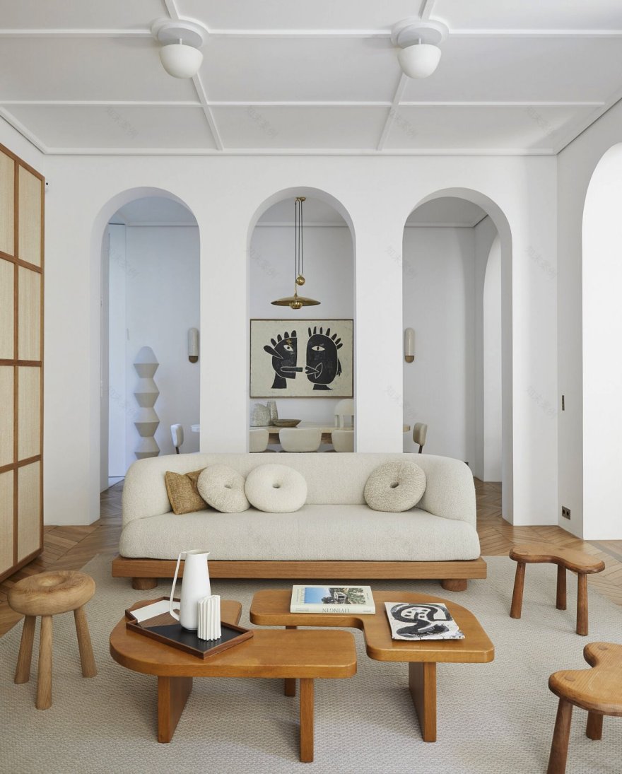 Appartement Commandant1 公寓室内设计丨法国巴黎丨Emmanuelle Simon-11