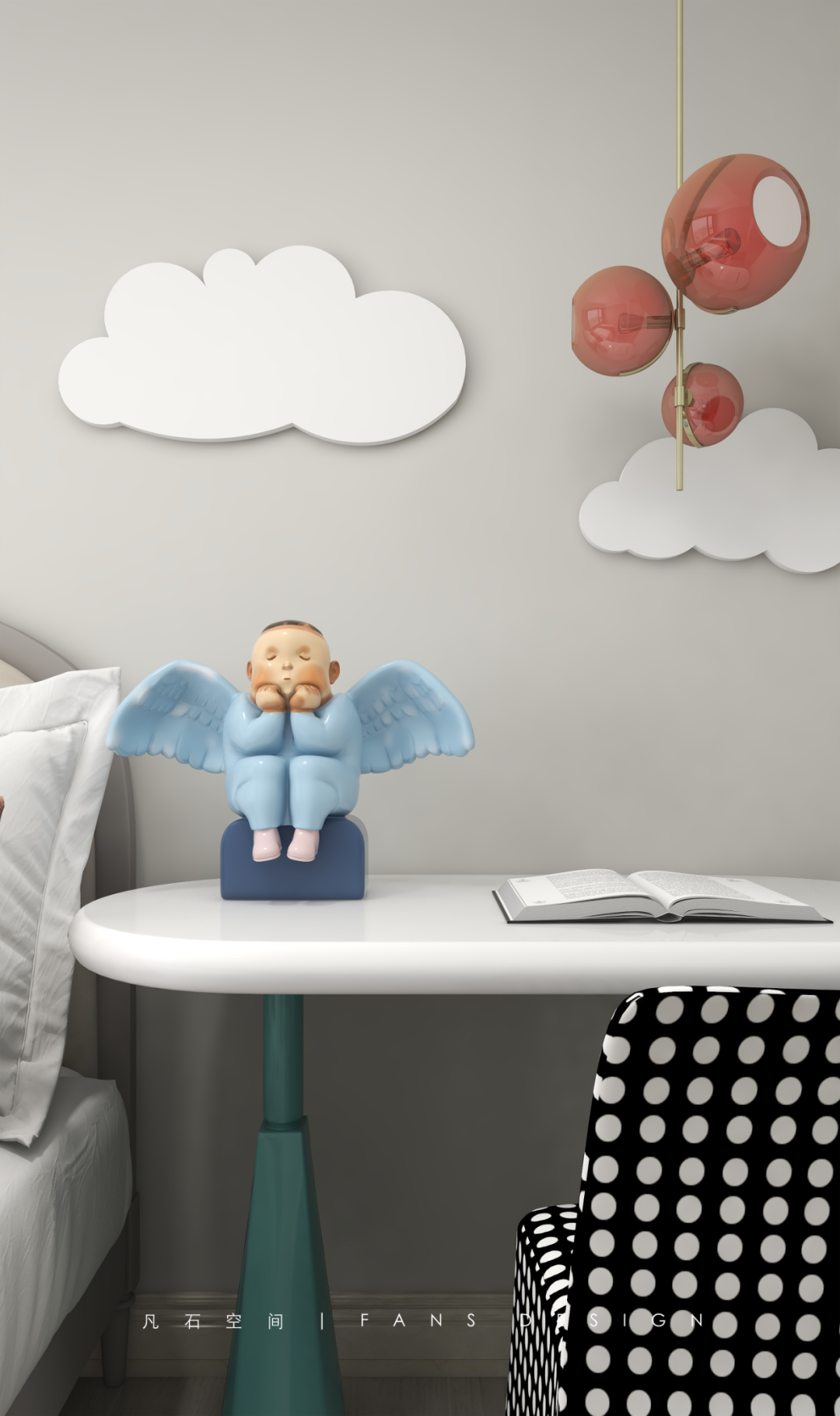 花漾摩登 · 现代简约风格与艺术元素的完美融合丨中国成都丨成都凡石空间设计-69