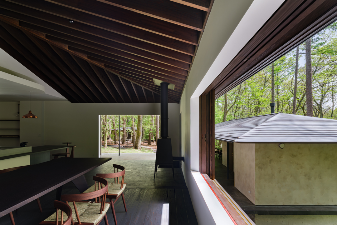 红松林中的然居丨奥野公章建筑设计事务所-24