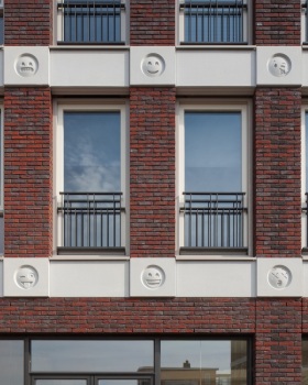荷兰 Amersfoort 市 Vathorst 镇中心 Emoticon Facade 建筑群