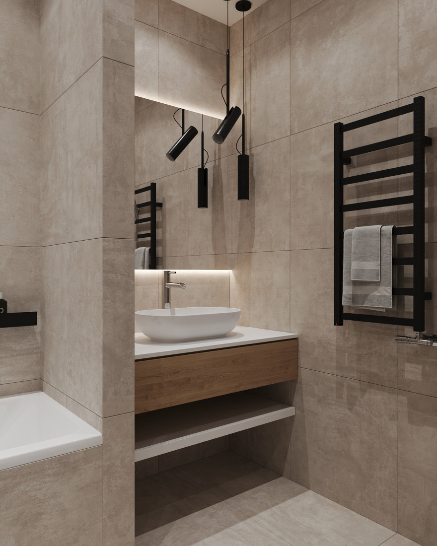 公寓简约室内设计丨乌克兰利沃夫-26