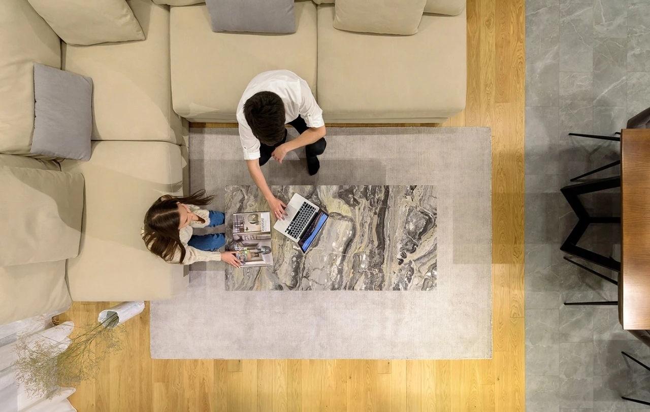 乌克兰98㎡现代风公寓设计，角落空间这样设计太实用了！-14