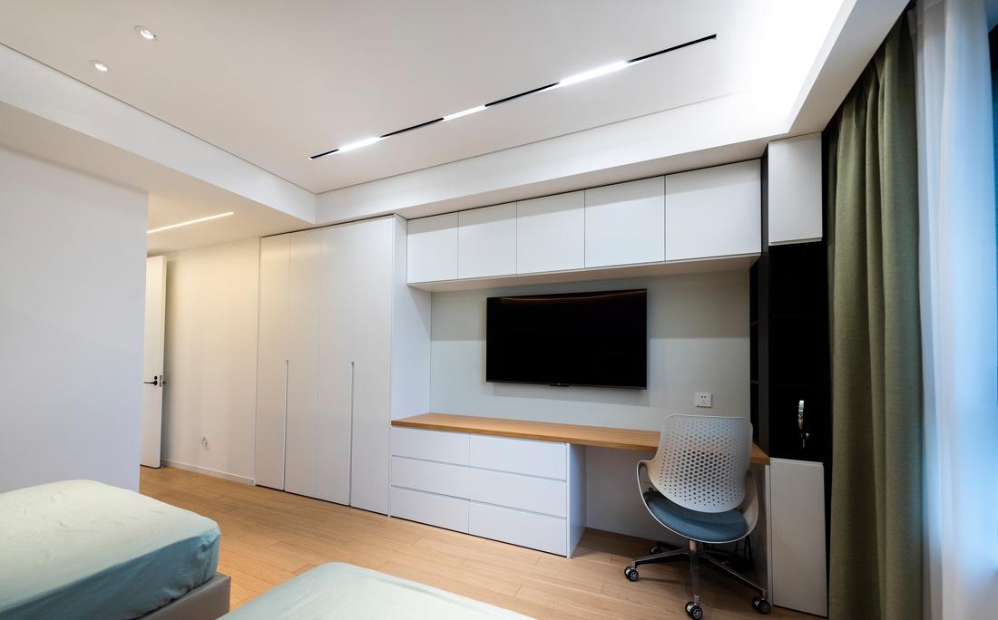 现代简约大平层，亲子共享空间设计-46