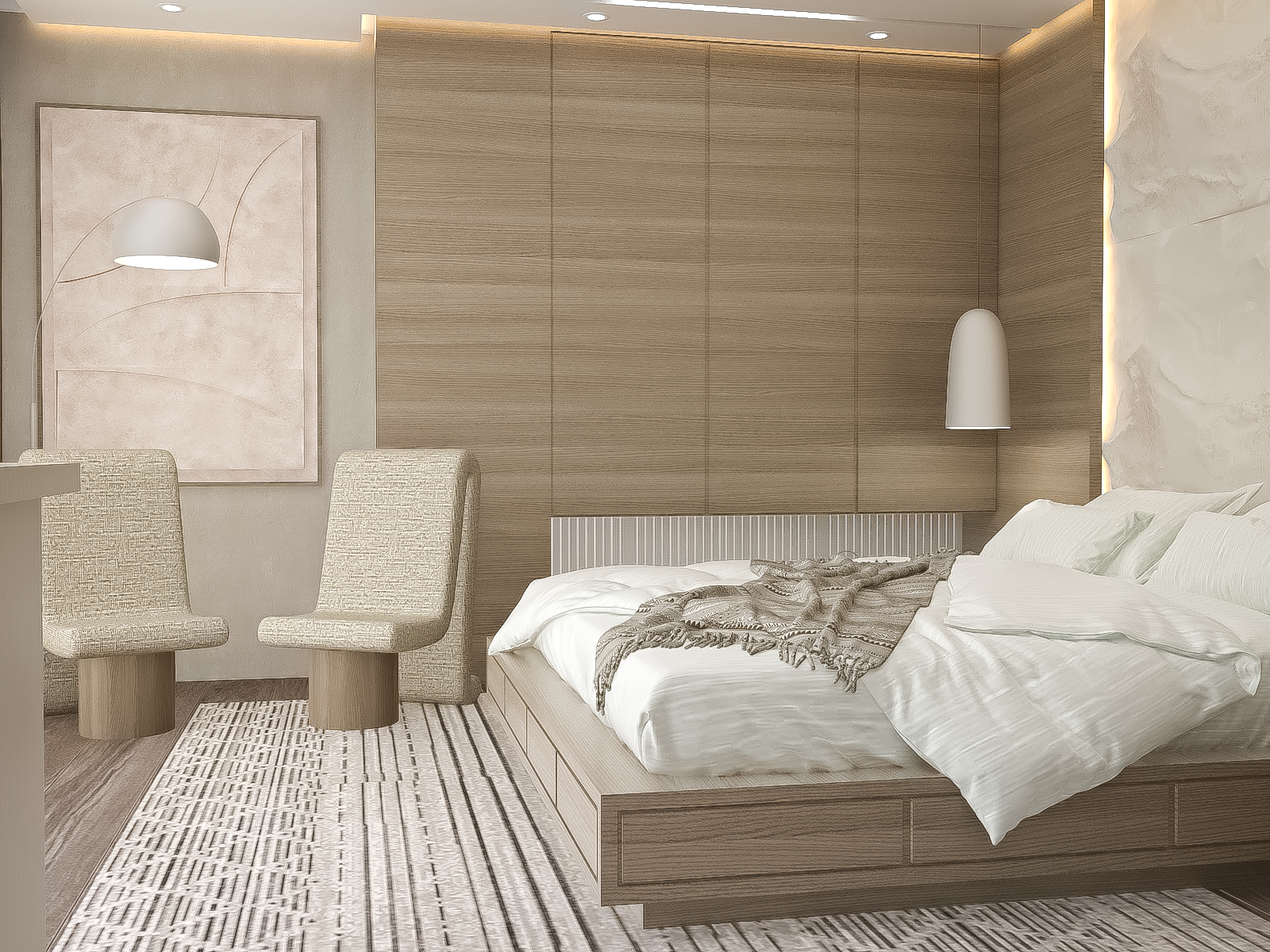 MASTER BEDROOM WITH DRESSING & BATHROOM-4