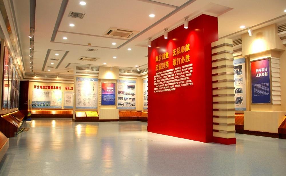 河北高速交警总队展览室——现代简约风格展示专业权威-6