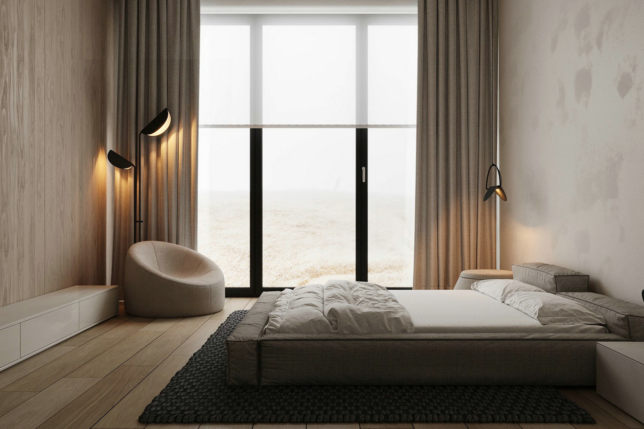 92㎡中性色系住宅设计丨暂无-8