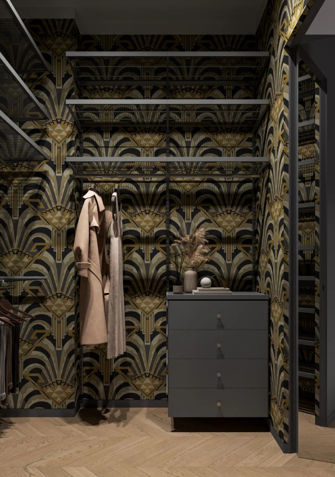 莫斯科 106㎡现代简约家居，融入苏联构成主义风格-68