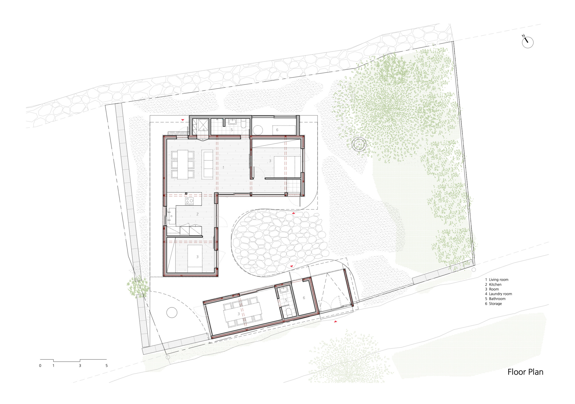 戈拉米宅邸丨韩国堤川市丨DRAWING WORKS-18