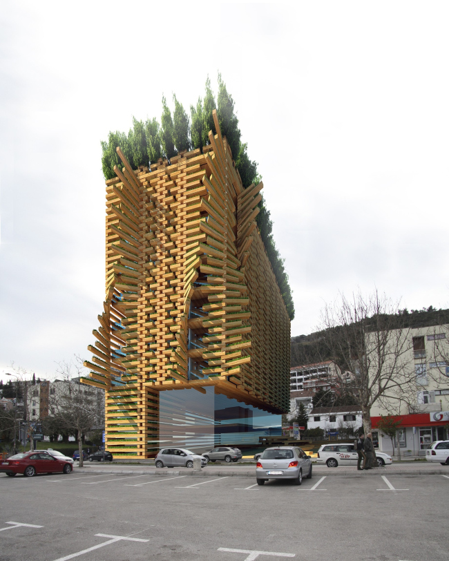 “Сад” 公寓酒店竞赛项目丨罗马尼亚德瓦丨Тотан Кузембаев 建筑工作室-11