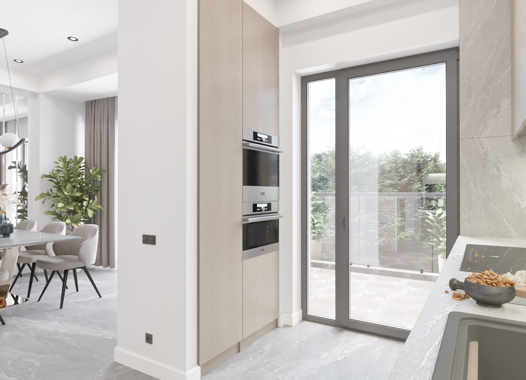 DESIGN APARTMENT 64m2. Garden's Residence.Tashkent City-8