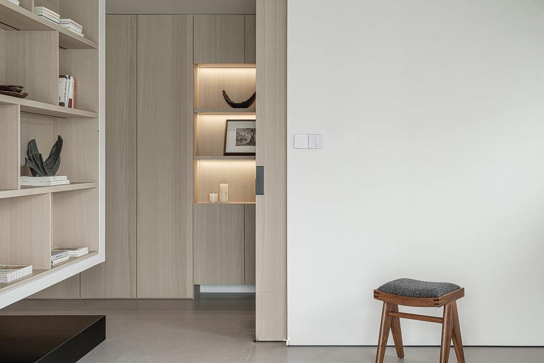 278㎡复式空间,超大阳台的轻禅意三代同堂之家 · 拾光悠然设计-59