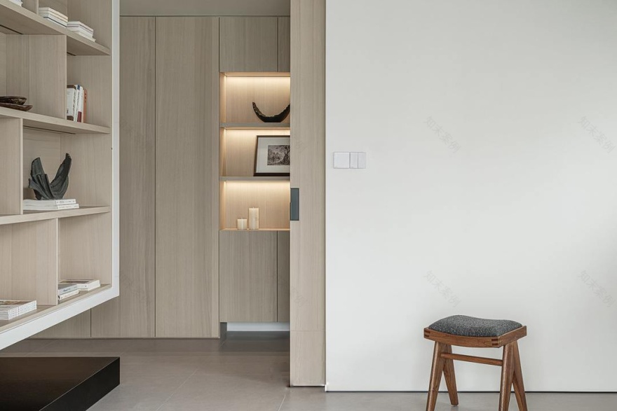 278㎡复式空间,超大阳台的轻禅意三代同堂之家 · 拾光悠然设计-59