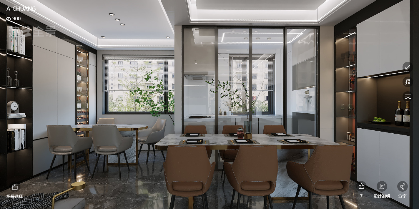 泉州·安溪·铁观音山庄·现代轻奢家装室内设计丨中国泉州-7