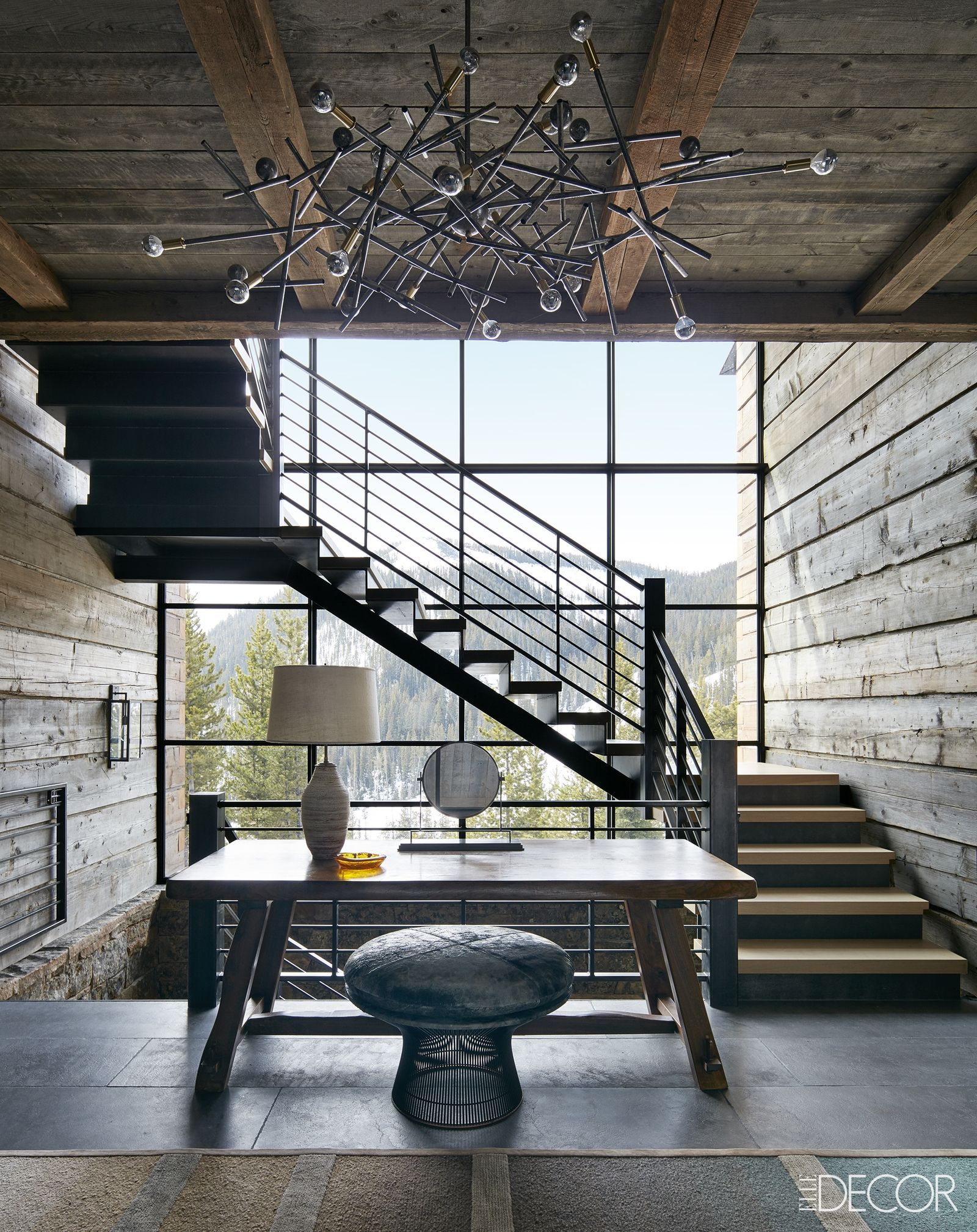 蒙大拿豪华滑雪木屋丨美国-11