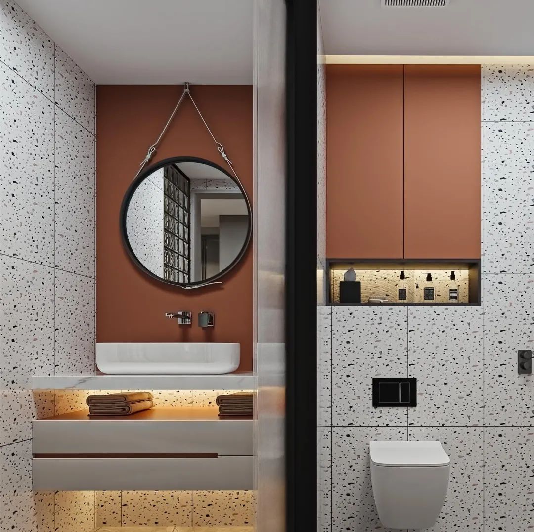 轻奢风三室空间设计丨中国渭南丨西安大小空间设计-33