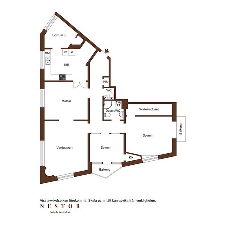 瑞典公寓墙面色彩设计典范-24