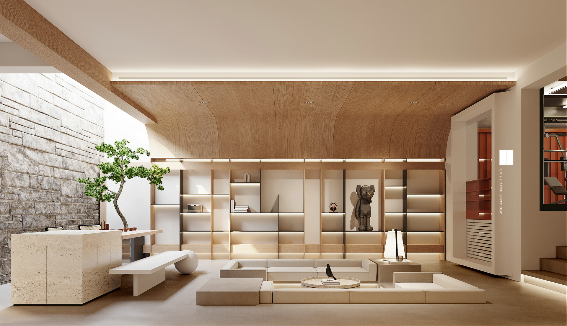 现代原木风顶跃-8