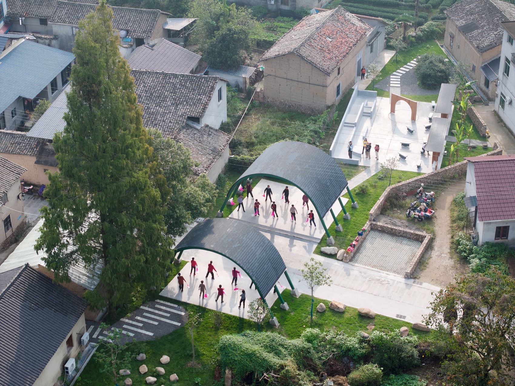 “两个半”·古市镇下街茶广场丨中国浙江丨衍述设计-26