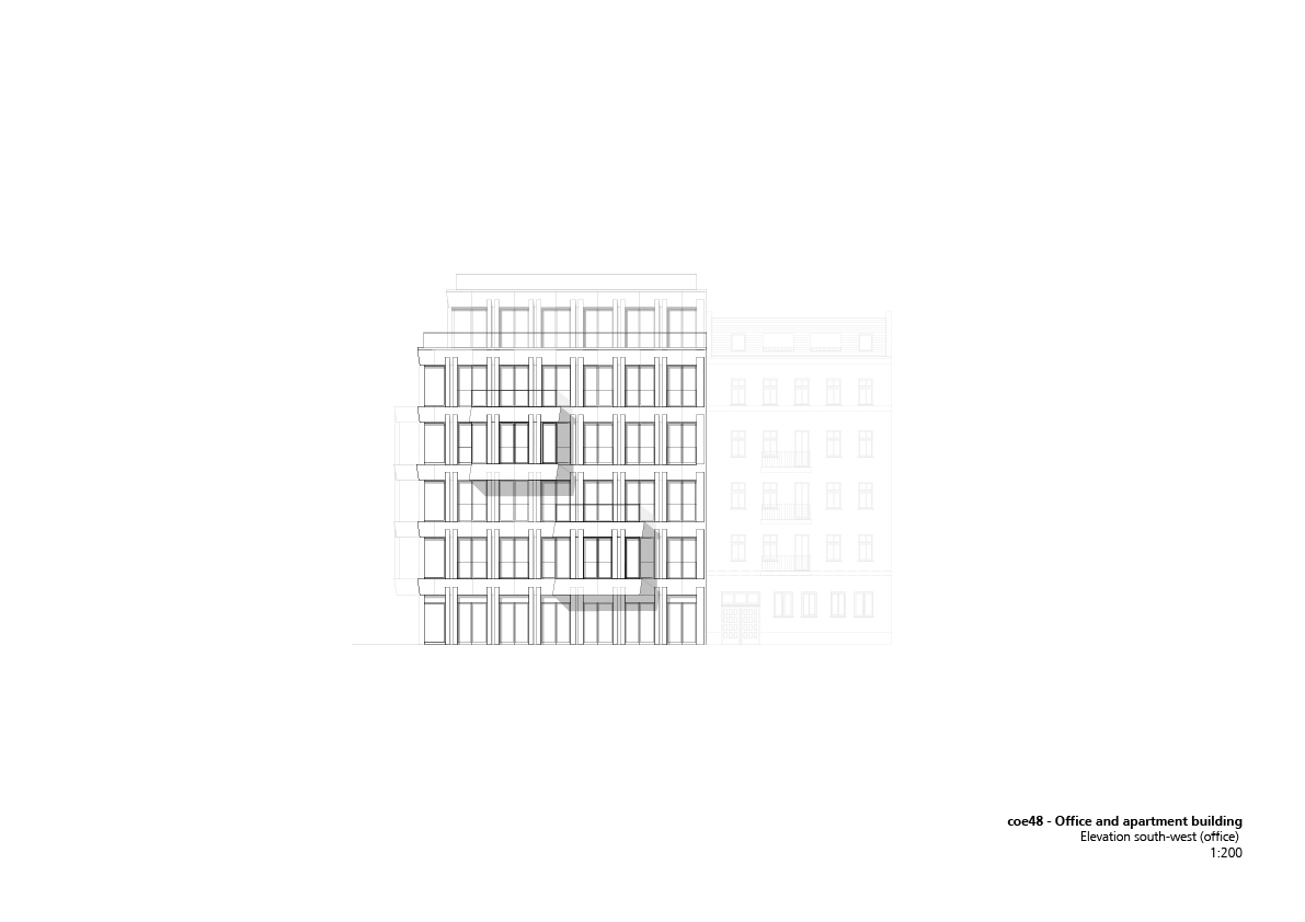 科 48 办公及公寓大楼丨德国柏林丨Tchoban Voss Architekten-54