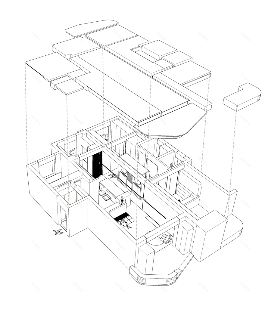 三居的多维度静态丨中国郑州丨集物所建筑设计-7