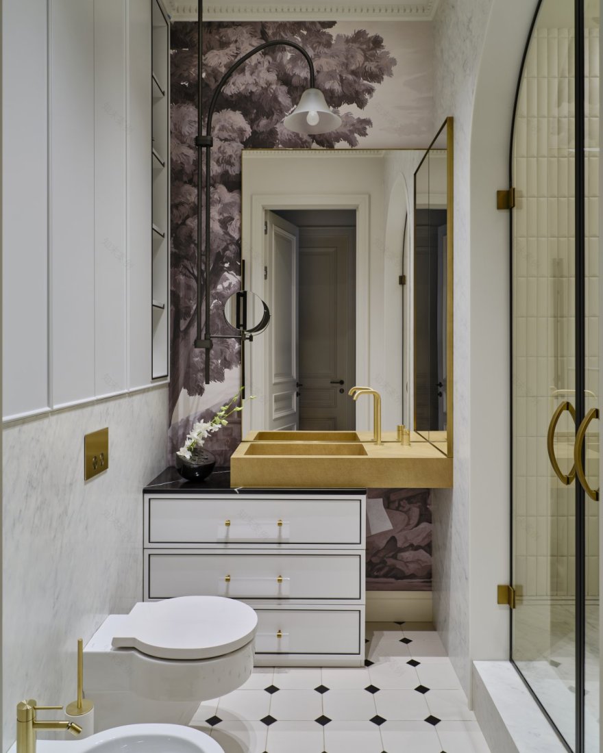 新古典风格公寓丨俄罗斯莫斯科丨俄罗斯工作室 Simple Interiors-22