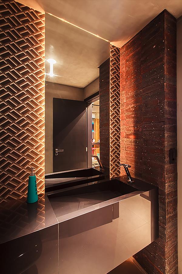巴西建筑师公寓 | 工业风与自然元素的完美融合-10