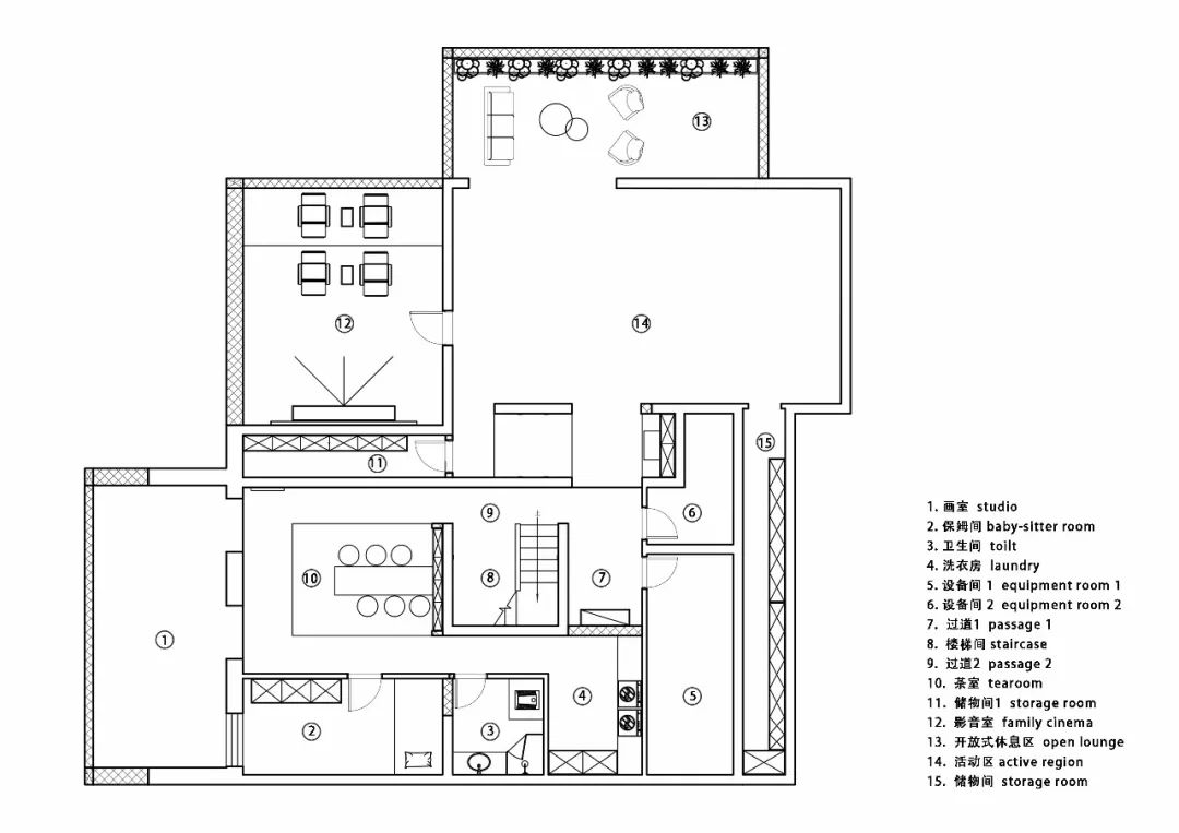北京顺义“内外共生”别墅 | 打破 LDK 格局，实现空间自由与宁静-199