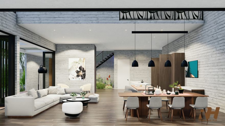 House Interior Design & 3D Rendering-4