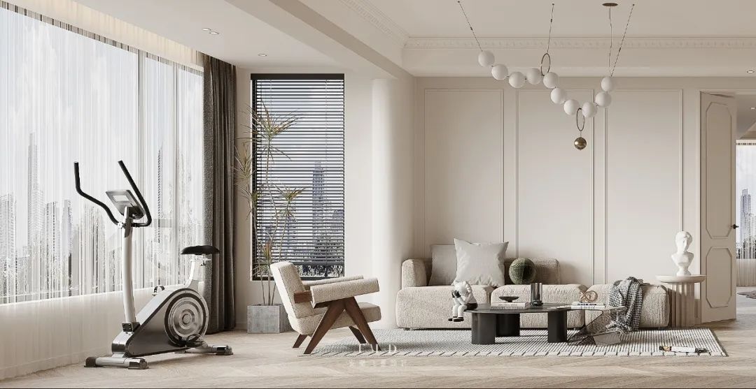 140㎡法式自由空间丨中国六安丨飞墨设计组-23