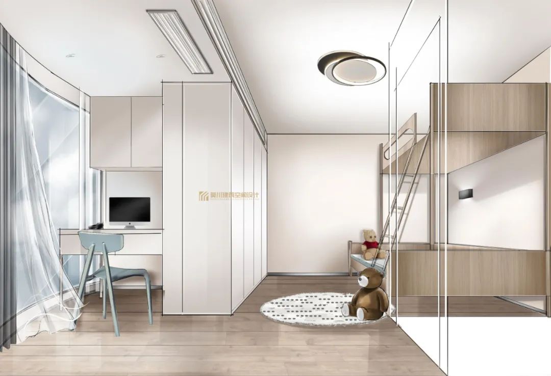 【莫川作品】擎天华庭丨108m²保留三室，横厅改主卧，家更通透！-124