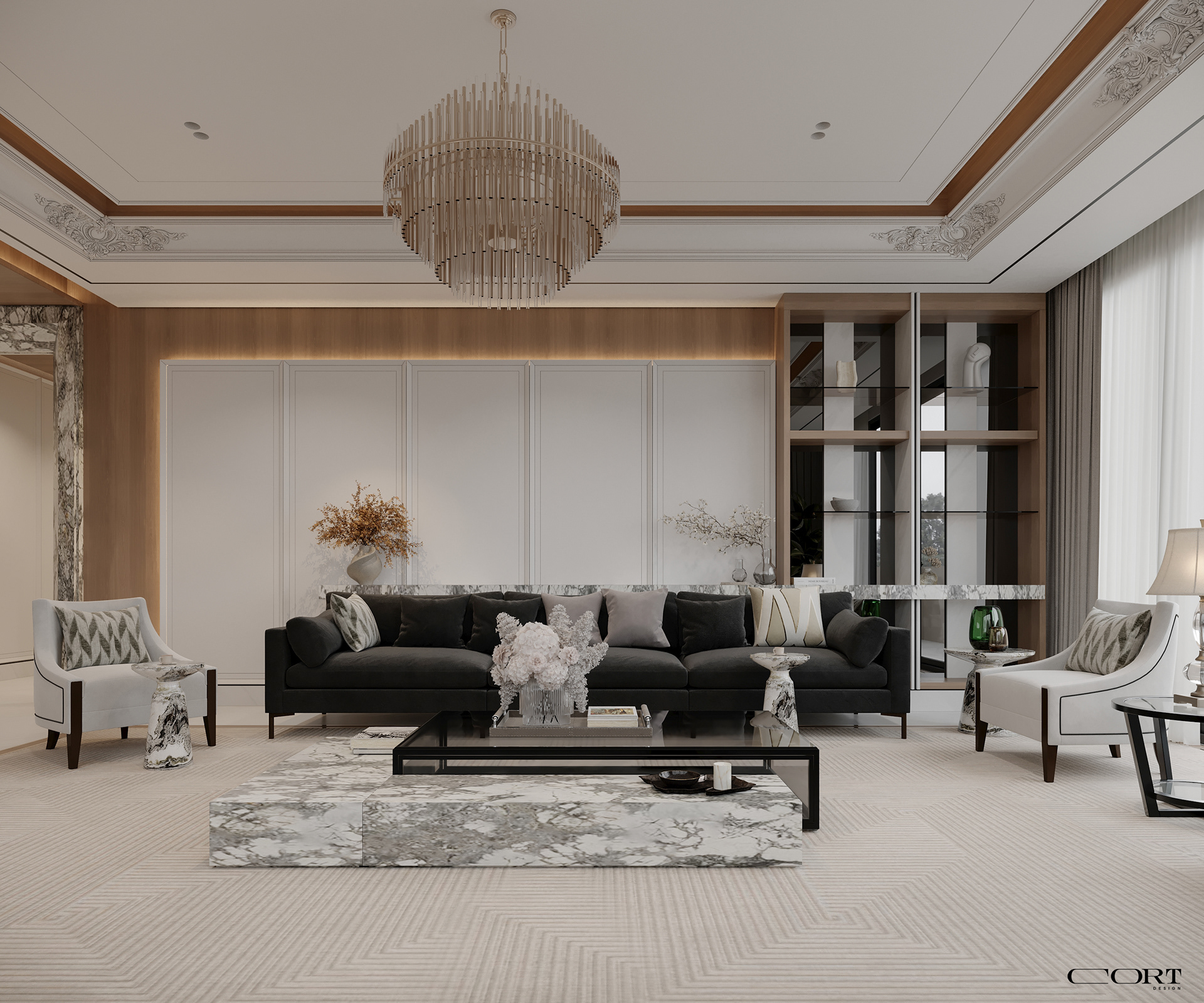 NEO CLASSIC VILLA（新古典别墅）丨沙特阿拉伯利雅得丨CORT Design-12