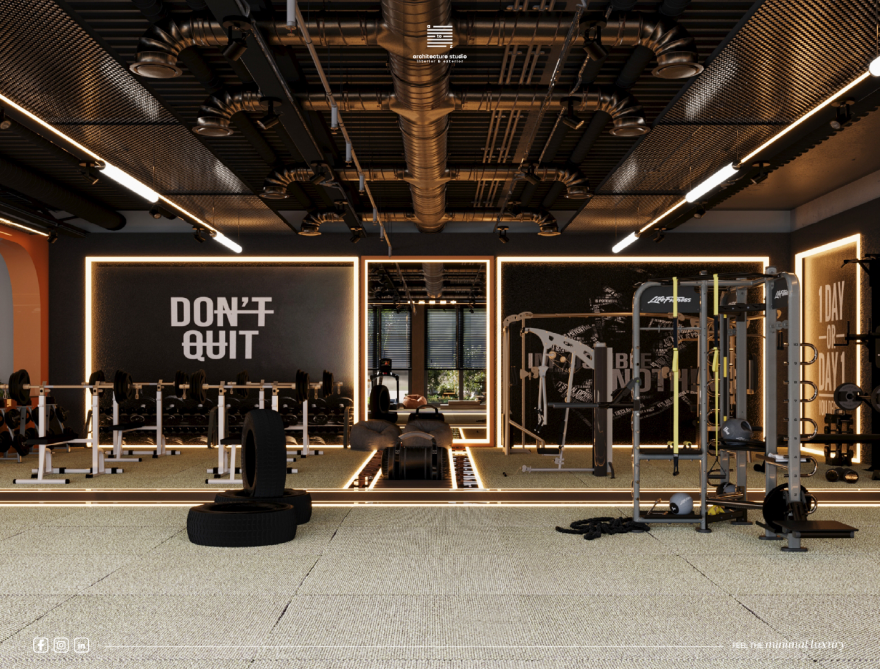 Lu·ury可能是拼写错误,推测可能是Luxury ,如果是这样,可翻译为:奢华平板健身馆 丨沙特阿拉伯吉达丨A2Z Architects-12