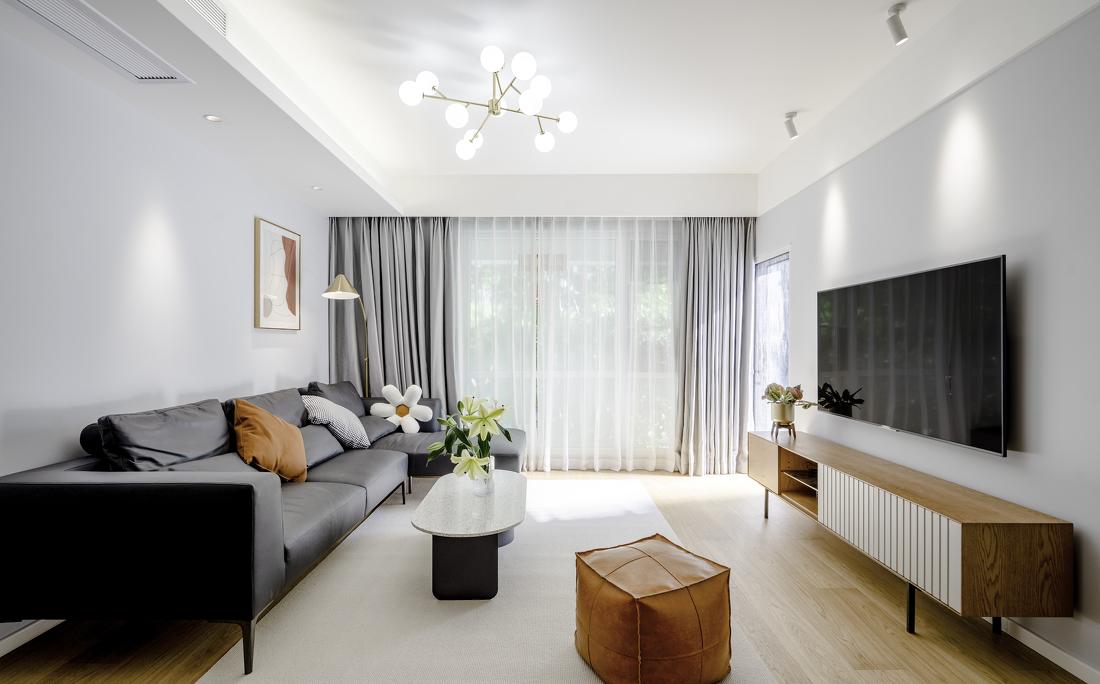 轻美式田园风平层设计丨乐蜂壹玖柒玖设计院-8