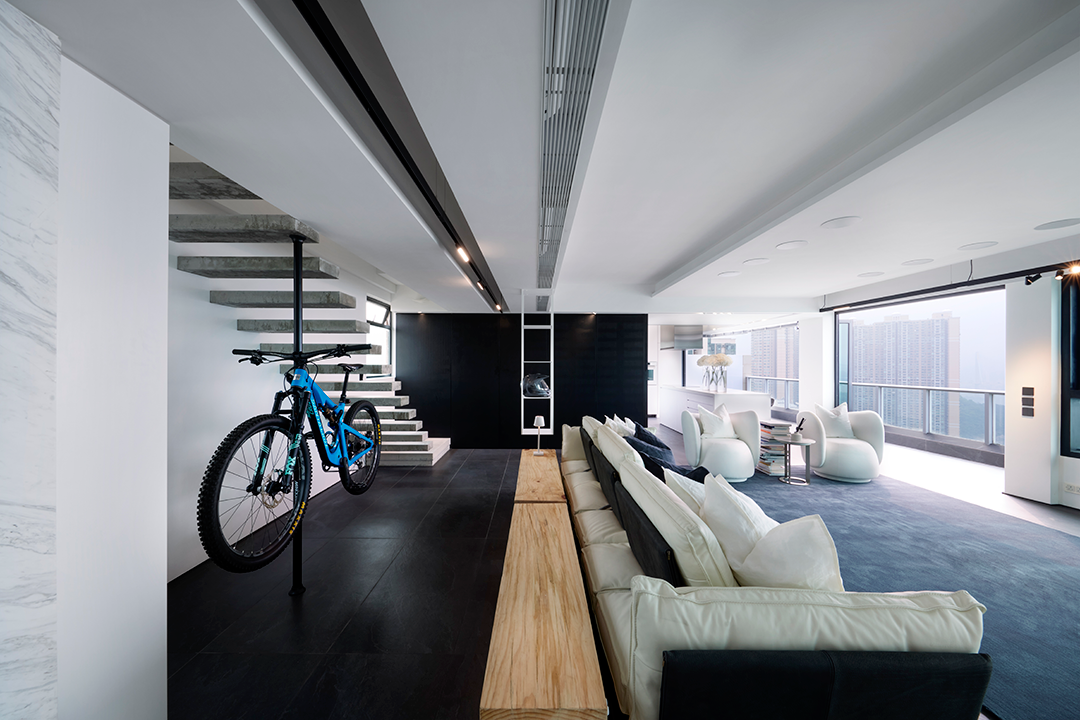 195㎡复式蔚蓝深海浪漫设计丨中国随州丨叶胤祥设计事务所-8