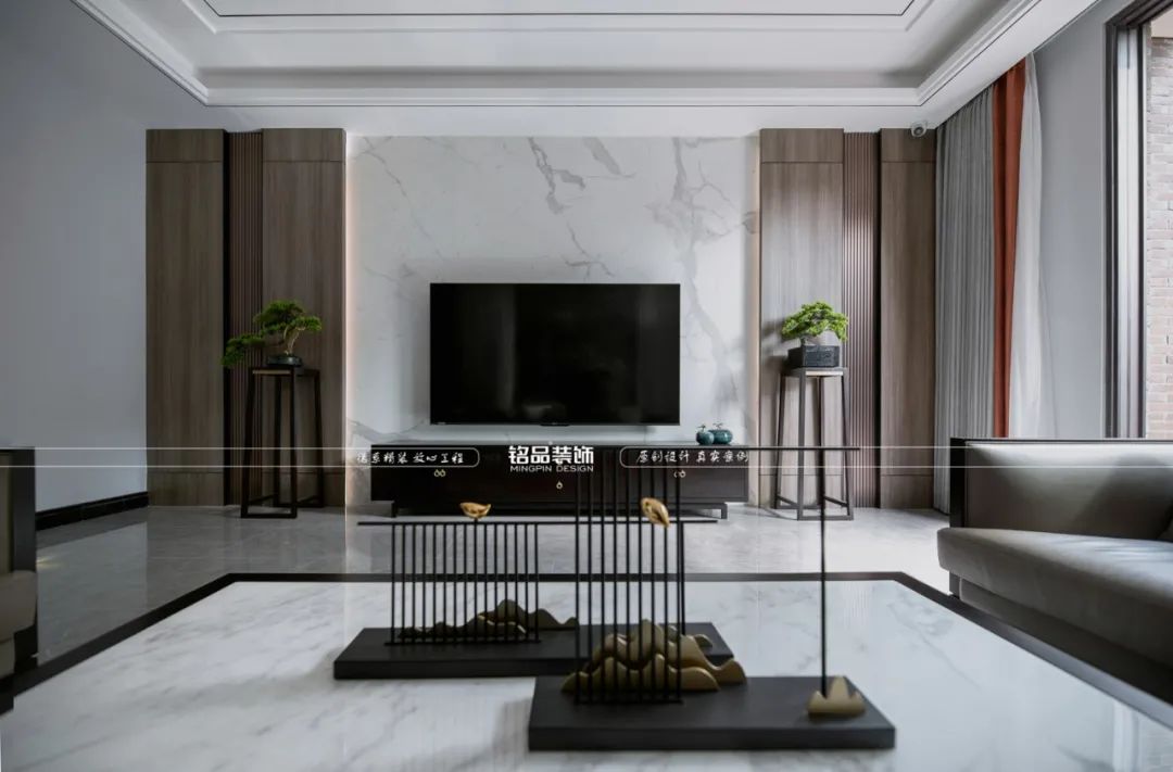 植物爱好者的天然氧吧 · 杭州 400㎡四层排屋新中式设计丨中国杭州丨铭品装饰-16