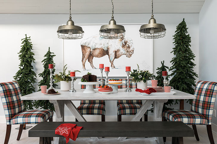 现代雪景水岸宅邸-11