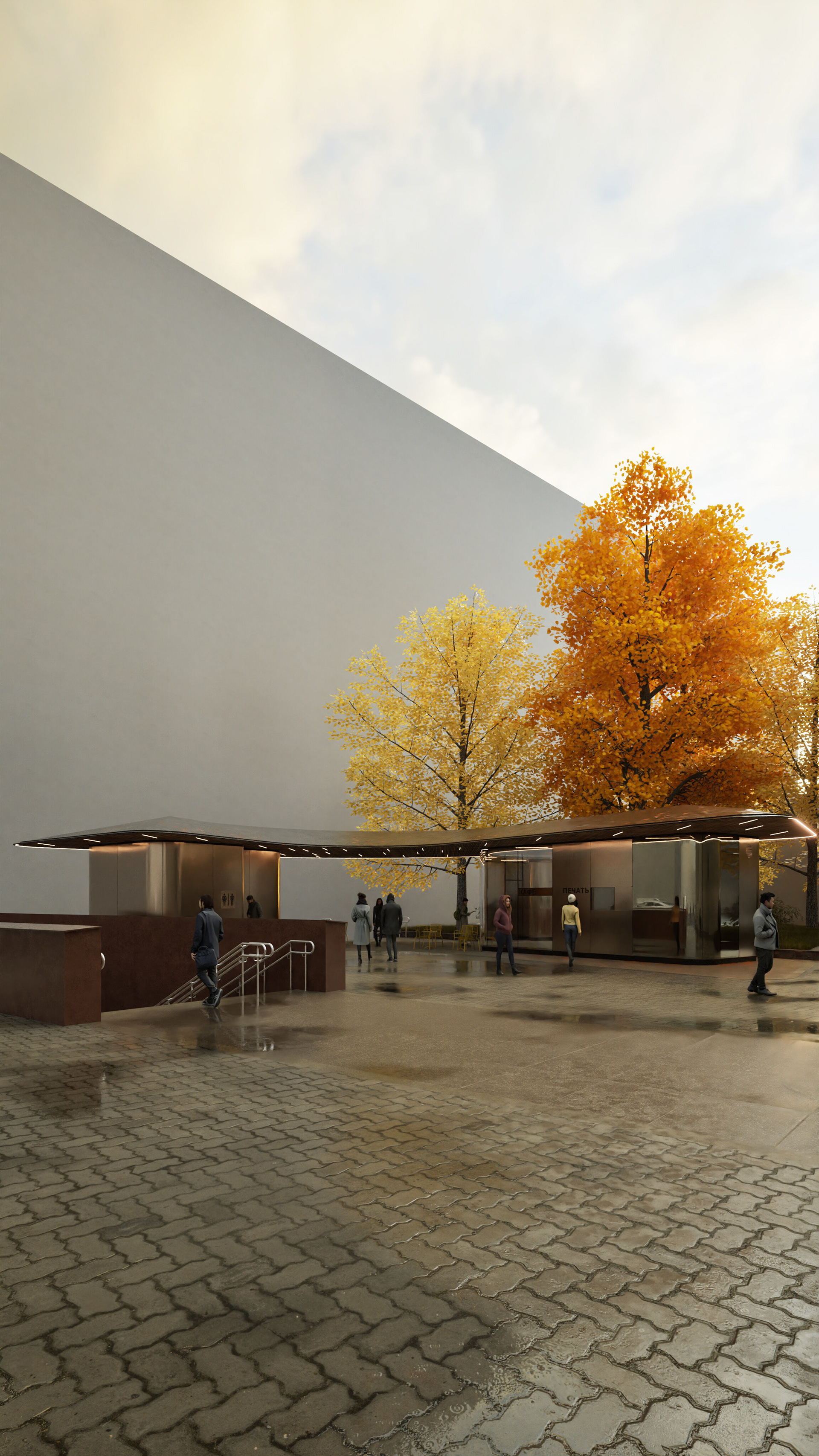 莫斯科公共 pavilion 建筑概念设计-7