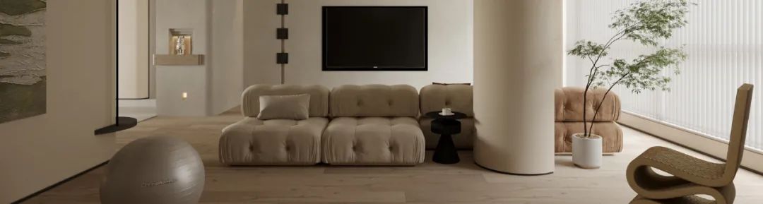 打造温馨而自由的现代家居空间丨隅间空间设计工作室-50