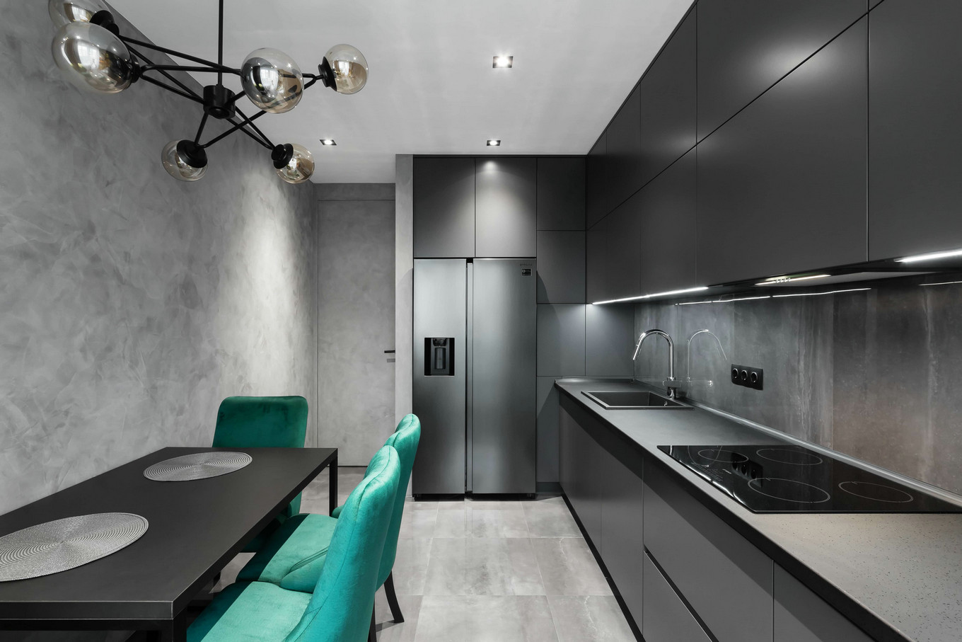 乌克兰 92㎡艺术气息住宅设计-8