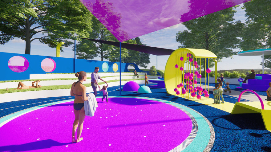 Waller Park(沃勒公园)包容性游乐空间-14