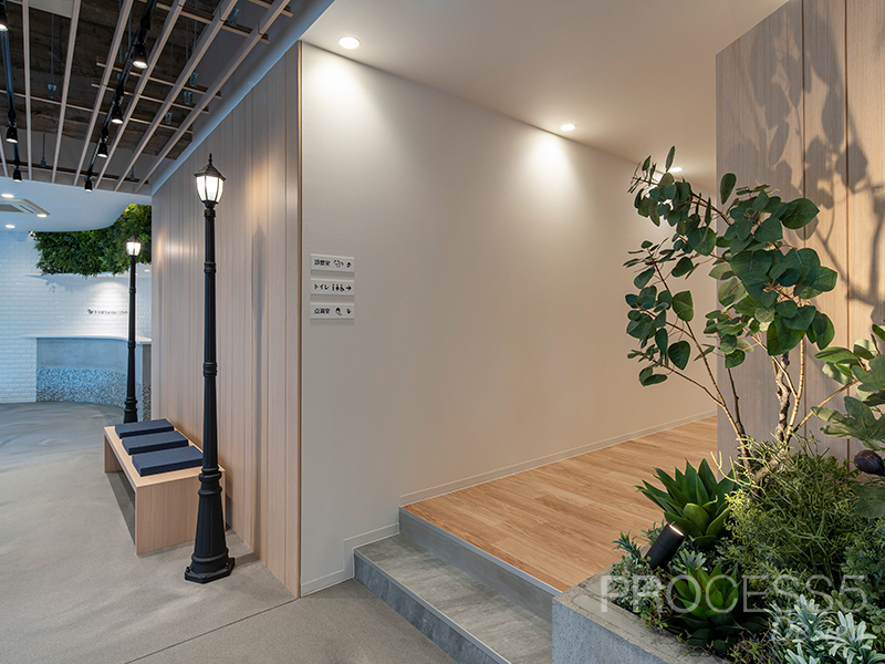 瓮园诊所（注：うつぼ常见释义有瓮、罐等，这里结合Garden Clinic推测是指瓮园，但因缺乏更多背景信息，可能存在一定不确定性） 丨日本大阪丨PROCESS5 DESIGN（プロセスファイブデザイン）-8