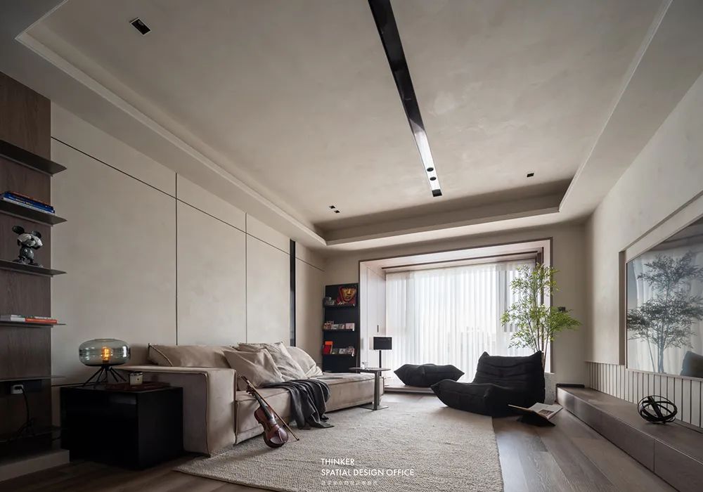 现代简约空间 · 夫妻小爱好融合的兴趣集结地丨诗享家设计-12