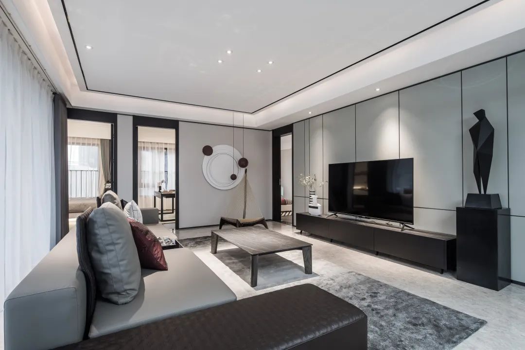 嘉华地产·印湘江样板间 | 现代简约美学之家-34