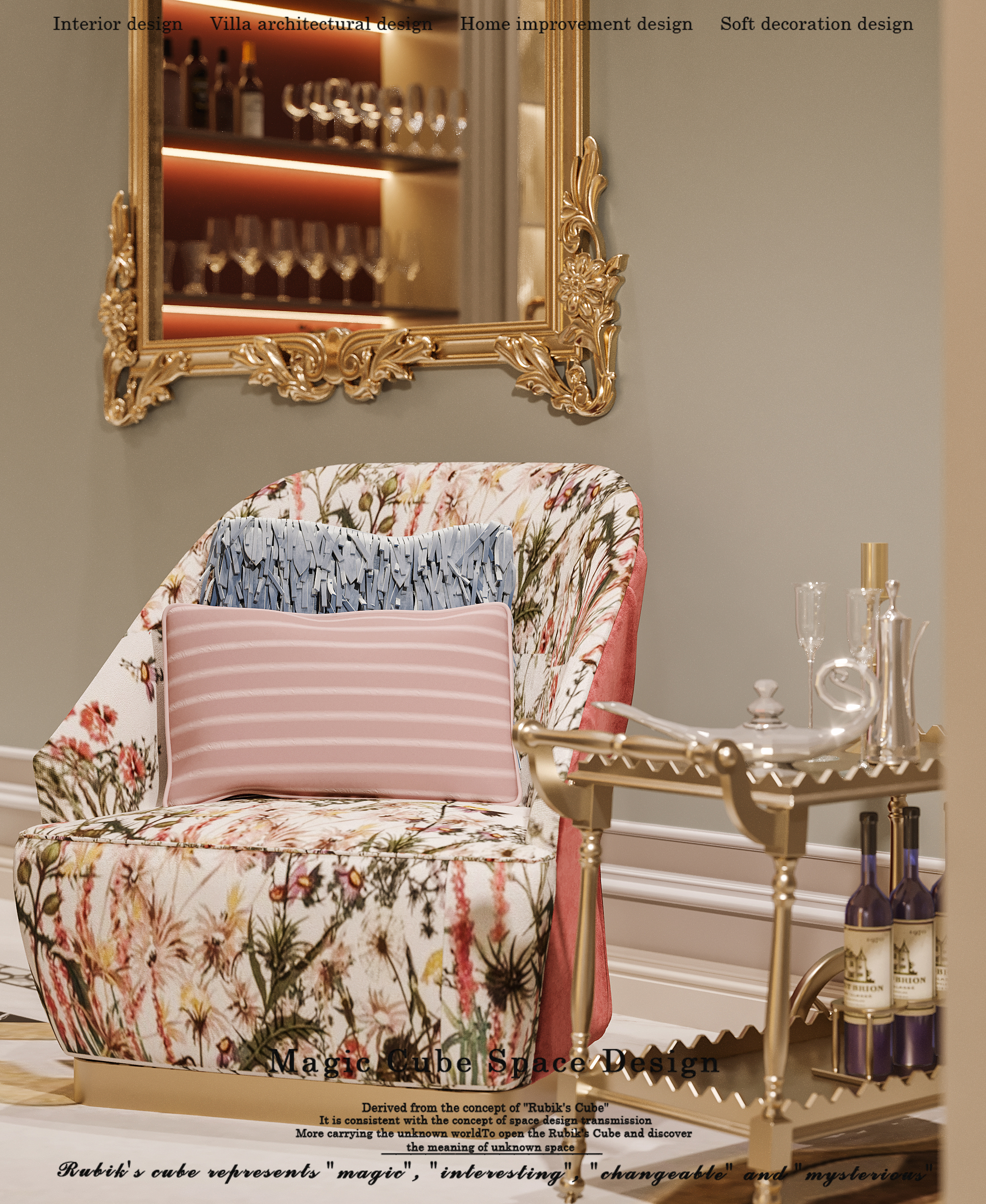 浙江•法式复古别墅设计丨中国浙江丨魔方空间设计-25